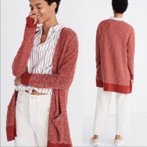 Madewell Summer Ryder Open Cardigan Stripe XS